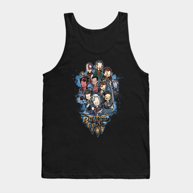 Baldur's gate 3 Full party Tank Top by ArryDesign